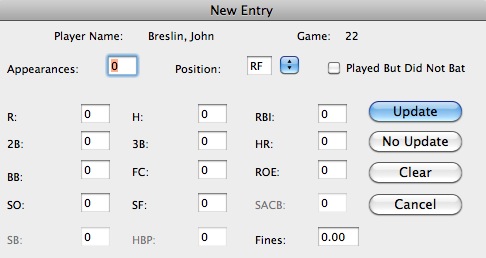 player update dialog